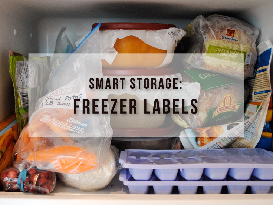 Smart Storage: Freezer Labels